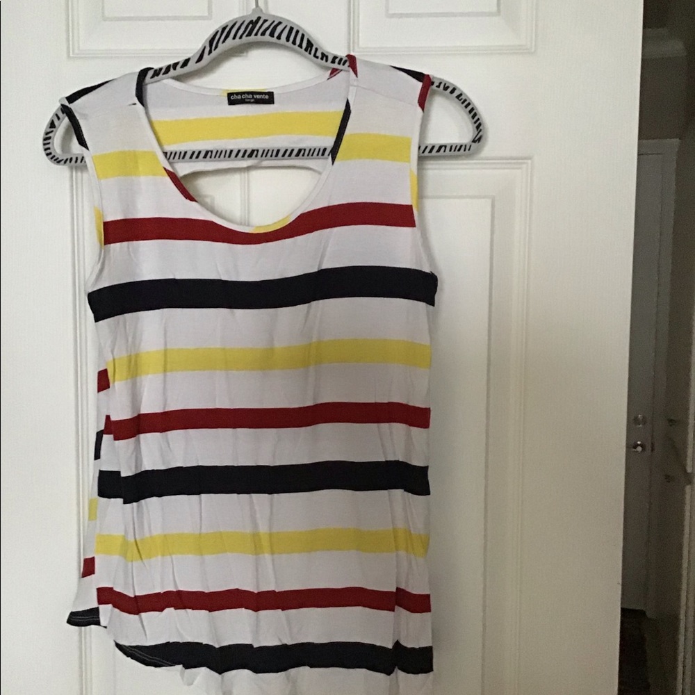 Chacha Vente Striped tank